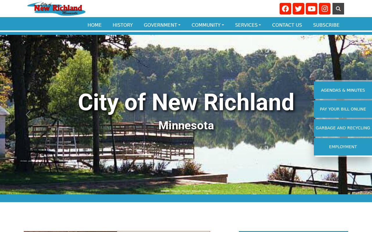 New Richland warrant records: official New Richland city website home page