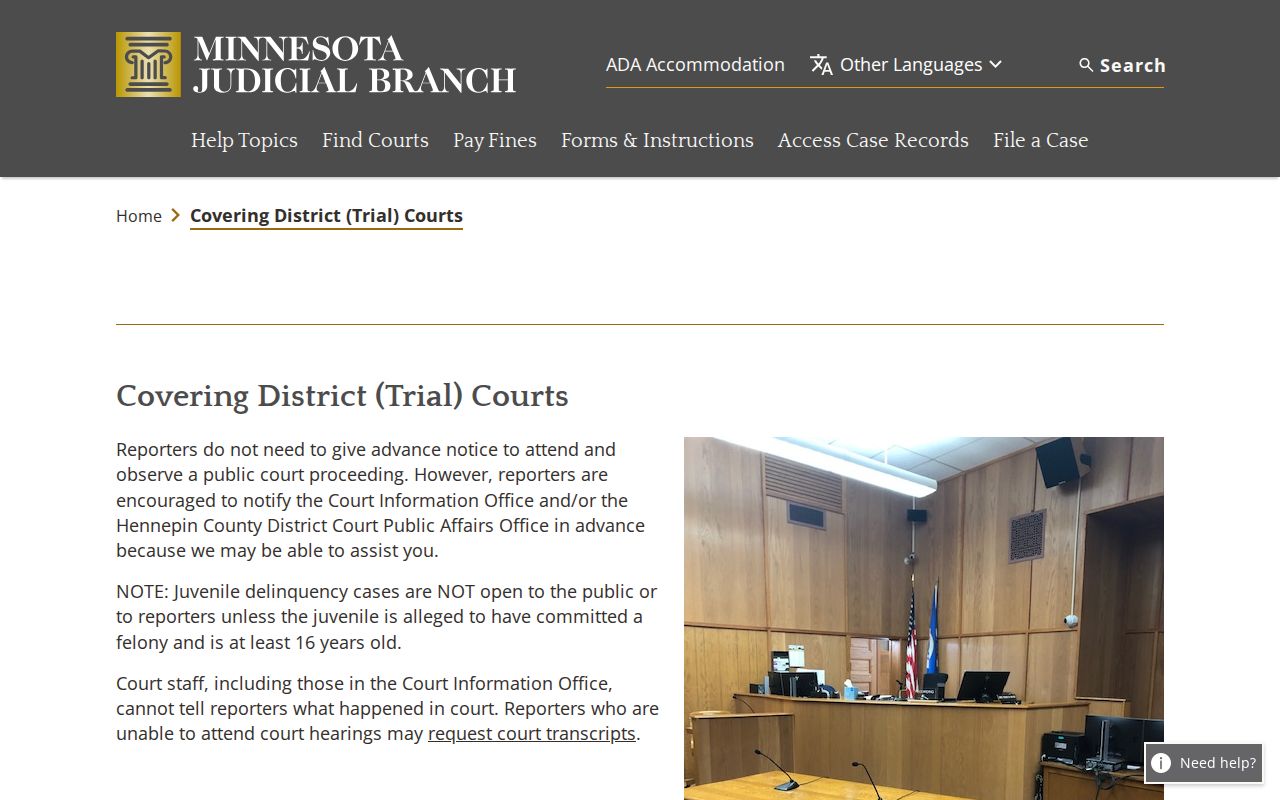 Waseca County warrant search: court guidance on case coverage and access limits